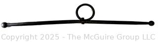 Iron Handforged Hanging Rod. 43" Long