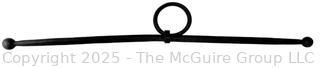 Iron Handforged Hanging Rod. 43" Long