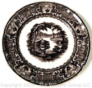 Group of Porcelainware Including Washington Black Transferware Plate by Podmore and Walker 
