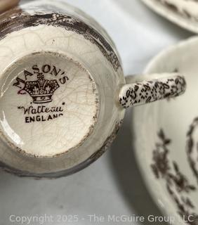 Group of Porcelainware Including Washington Black Transferware Plate by Podmore and Walker 