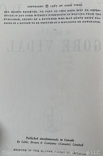 Three (3) Books Washington, DC by Gore Vidal, The President's Plane is Missing by Serling and The Black Marble by Wambaugh