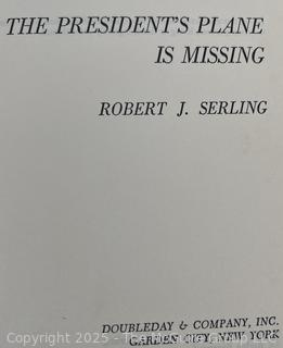 Three (3) Books Washington, DC by Gore Vidal, The President's Plane is Missing by Serling and The Black Marble by Wambaugh