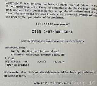 Three (3) Books Including Erma Bombeck 
