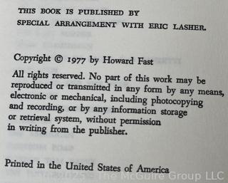 Three (3) Books, Including The Immigrants by Howard Fast.