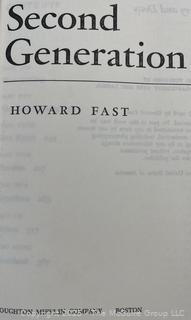 Three (3) Books, Including The Immigrants by Howard Fast.