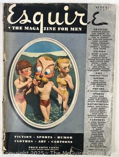 Two (2) Esquire Magazines 1937, 1938