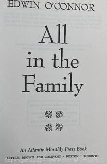 Three (3) Books Including All in the Family by Edwin O'Connor