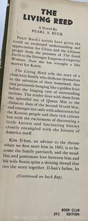 Three (3) HB Books Including the Living Reed by Pearl S. Buck 
