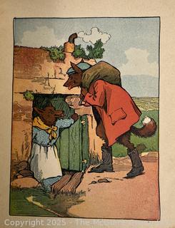 Four (4) Books Including The Little Small Red Hen and Red Cross Home Nursing. 