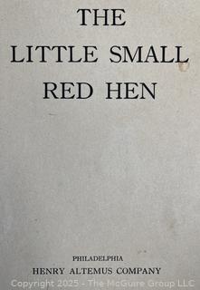 Four (4) Books Including The Little Small Red Hen and Red Cross Home Nursing. 