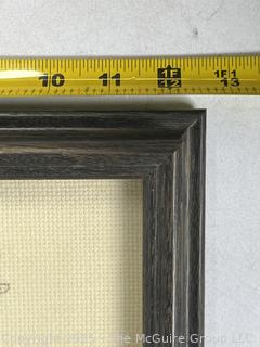 Framed Under Glass Williamsburg Needlepoint.