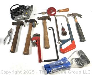 Group of Hand Tools Including Hammers