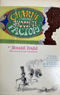 Three (3) Books, Including 1964 Edition of Charlie and The Chocolate Factory by Roald Dahl