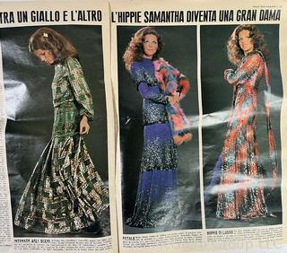 Italian 1972 OGGI Magazine with Cover Featuring Jane Fonda.