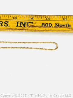 Sterling Vermeil Bead Necklace
