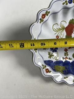 Hand Painted Italian Pottery Serving Bowl