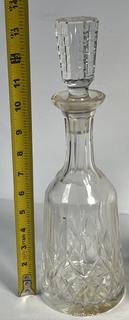 Three (3) Liquor Decanters Including one Waterford