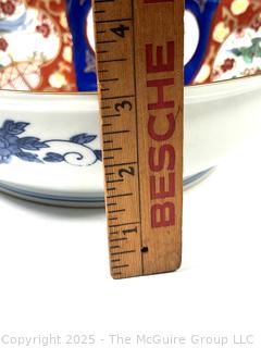 Gold Imari Hand Painted Serving Bowl 
