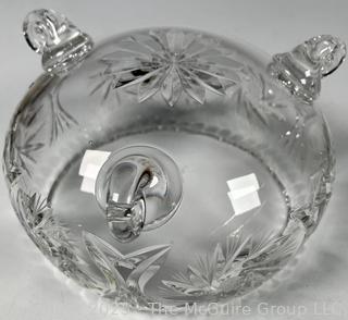 Three Footed Crystal Bowl