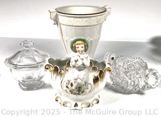 Group of Glass and Porcelainware
