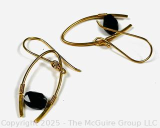 Wishbone Style Dangle Earrings 