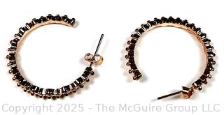 Bronze Tone Hoop Earrings