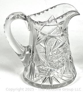 Cut Crystal Pitcher