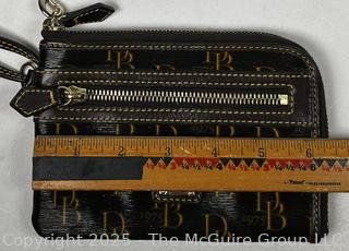 Dooney & Bourke Brown Signature Moro Slim Wristlet 