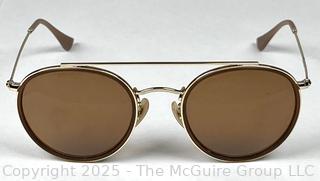 Ray-Ban Round Double Bridge Sunglasses in Case