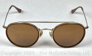 Ray-Ban Round Double Bridge Sunglasses in Case