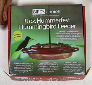 Orvis Firewood Carrier, Hunter Rubber Boots, Bird Feeder and Garden Decor