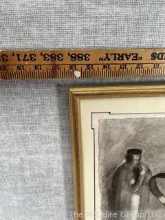 Framed Charcoal Still Life by Jennie Mae McGuire (WAS 623)<br><br>Rick