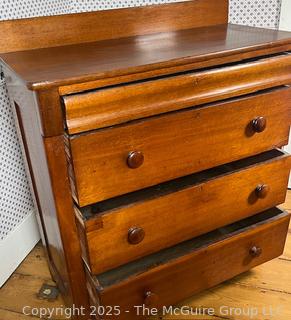 Four (4) Drawer Tall Dresser. Measures 38.5"T x 36W x 18D<br><br>House

<br><br>

Removal: Sat (Nov 8) & Sun (Nov 9) 11-3pm, 56 Scotch Hill Rd., Cambridge NY 12816 