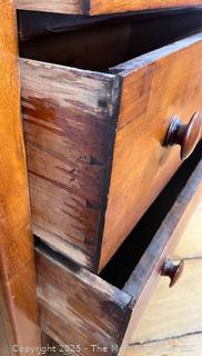 Four (4) Drawer Tall Dresser. Measures 38.5"T x 36W x 18D<br><br>House

<br><br>

Removal: Sat (Nov 8) & Sun (Nov 9) 11-3pm, 56 Scotch Hill Rd., Cambridge NY 12816 