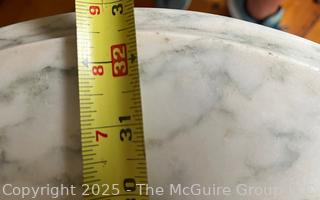 Victorian 19th C Beveled Oval Marble Top Parlor Table<br><br>House

<br>

<br><br>

Removal: Sat (Nov 8) & Sun (Nov 9) 11-3pm, 56 Scotch Hill Rd., Cambridge NY 12816 
