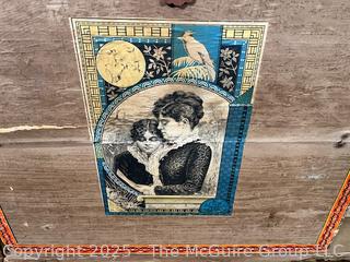 Camel-back Steamer Trunk<br><br>Rick & Jane

<br><br>

Removal Options:<br><br> Sat (Nov 8) & Sun (Nov 9) 11-3pm, 56 Scotch Hill Rd., Cambridge NY 12816<br><br>

