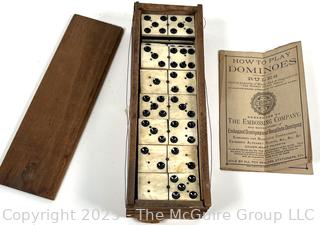 Whiteface Dominoes Set in Wooden Box The Embossing Company<br><br>Mick & Christina<br><br>

<br><br>

Removal Options:<br><br> Sat (Nov 8) & Sun (Nov 9) 11-3pm, 56 Scotch Hill Rd., Cambridge NY 12816<br><br>

Sat (Nov 15) 12-2pm, TMG Warehouse, 2800 Juniper St., Fairfax, VA 22031<br><br>

Request Shipping (david@themcguiregroupllc.com)