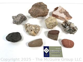 Group of Natural Stone Cobbles and Mineral Specimens Picked While Working Scotch Hill Farm Cambridge NY<br><br>Caitlin & Josh

<br><br>

Removal Options:<br><br> Sat (Nov 8) & Sun (Nov 9) 11-3pm, 56 Scotch Hill Rd., Cambridge NY 12816<br><br>

Sat (Nov 15) 12-2pm, TMG Warehouse, 2800 Juniper St., Fairfax, VA 22031<br><br>

Request Shipping (david@themcguiregroupllc.com)