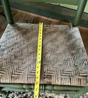 Slat Back Green Painted Porch Rocker<br><br>Rick & Jane

<br><br>

Removal Options:<br><br> Sat (Nov 8) & Sun (Nov 9) 11-3pm, 56 Scotch Hill Rd., Cambridge NY 12816<br><br>

  