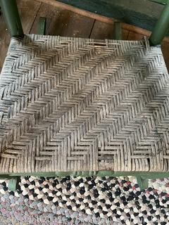 Slat Back Green Painted Porch Rocker<br><br>Rick & Jane

<br><br>

Removal Options:<br><br> Sat (Nov 8) & Sun (Nov 9) 11-3pm, 56 Scotch Hill Rd., Cambridge NY 12816<br><br>

  