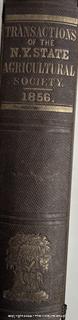 1856 Transactions of the New York State Agricultural Society Book. Illustrated<br><br>David & Katherine

<br><br>

Removal Options:<br><br> Sat (Nov 8) & Sun (Nov 9) 11-3pm, 56 Scotch Hill Rd., Cambridge NY 12816<br><br>

Sat (Nov 15) 12-2pm, TMG Warehouse, 2800 Juniper St., Fairfax, VA 22031<br><br>

Request Shipping (david@themcguiregroupllc.com) 