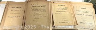 1929-1954 Town of Jackson NY Duplicate Election Summaries. See all Photos in the Gallery <br><br>Wendy Dan Hermione

<br><br>

Removal Options:<br><br> Sat (Nov 8) & Sun (Nov 9) 11-3pm, 56 Scotch Hill Rd., Cambridge NY 12816<br><br>

Sat (Nov 15) 12-2pm, TMG Warehouse, 2800 Juniper St., Fairfax, VA 22031<br><br>

Request Shipping (david@themcguiregroupllc.com)