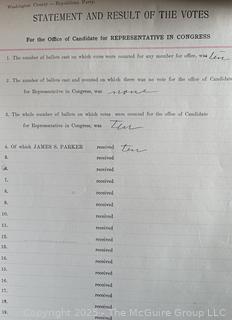 1929-1954 Town of Jackson NY Duplicate Election Summaries. See all Photos in the Gallery <br><br>Wendy Dan Hermione

<br><br>

Removal Options:<br><br> Sat (Nov 8) & Sun (Nov 9) 11-3pm, 56 Scotch Hill Rd., Cambridge NY 12816<br><br>

Sat (Nov 15) 12-2pm, TMG Warehouse, 2800 Juniper St., Fairfax, VA 22031<br><br>

Request Shipping (david@themcguiregroupllc.com)