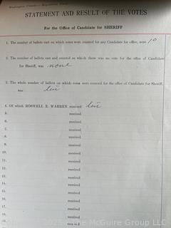 1929-1954 Town of Jackson NY Duplicate Election Summaries. See all Photos in the Gallery <br><br>Wendy Dan Hermione

<br><br>

Removal Options:<br><br> Sat (Nov 8) & Sun (Nov 9) 11-3pm, 56 Scotch Hill Rd., Cambridge NY 12816<br><br>

Sat (Nov 15) 12-2pm, TMG Warehouse, 2800 Juniper St., Fairfax, VA 22031<br><br>

Request Shipping (david@themcguiregroupllc.com)