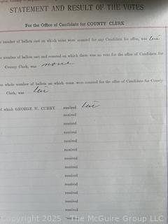 1929-1954 Town of Jackson NY Duplicate Election Summaries. See all Photos in the Gallery <br><br>Wendy Dan Hermione

<br><br>

Removal Options:<br><br> Sat (Nov 8) & Sun (Nov 9) 11-3pm, 56 Scotch Hill Rd., Cambridge NY 12816<br><br>

Sat (Nov 15) 12-2pm, TMG Warehouse, 2800 Juniper St., Fairfax, VA 22031<br><br>

Request Shipping (david@themcguiregroupllc.com)