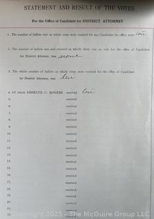 1929-1954 Town of Jackson NY Duplicate Election Summaries. See all Photos in the Gallery <br><br>Wendy Dan Hermione

<br><br>

Removal Options:<br><br> Sat (Nov 8) & Sun (Nov 9) 11-3pm, 56 Scotch Hill Rd., Cambridge NY 12816<br><br>

Sat (Nov 15) 12-2pm, TMG Warehouse, 2800 Juniper St., Fairfax, VA 22031<br><br>

Request Shipping (david@themcguiregroupllc.com)
