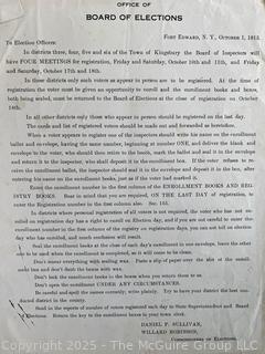 1929-1954 Town of Jackson NY Duplicate Election Summaries. See all Photos in the Gallery <br><br>Wendy Dan Hermione

<br><br>

Removal Options:<br><br> Sat (Nov 8) & Sun (Nov 9) 11-3pm, 56 Scotch Hill Rd., Cambridge NY 12816<br><br>

Sat (Nov 15) 12-2pm, TMG Warehouse, 2800 Juniper St., Fairfax, VA 22031<br><br>

Request Shipping (david@themcguiregroupllc.com)