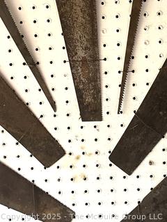 Eleven (11) Hand Saws Including Disston<br><br>Dylan & Erin

<br><br>

Removal Options:<br><br> Sat (Nov 8) & Sun (Nov 9) 11-3pm, 56 Scotch Hill Rd., Cambridge NY 12816<br><br>

Sat (Nov 15) 12-2pm, TMG Warehouse, 2800 Juniper St., Fairfax, VA 22031<br><br>

Request Shipping (david@themcguiregroupllc.com)