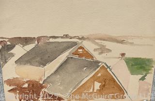 Unframed Watercolor Sketch Book Pages by Artist Jennie Mae McGuire<br><br>Bonnie & Kent

<br><br>

Removal Options:<br><br> Sat (Nov 8) & Sun (Nov 9) 11-3pm, 56 Scotch Hill Rd., Cambridge NY 12816<br><br>

Sat (Nov 15) 12-2pm, TMG Warehouse, 2800 Juniper St., Fairfax, VA 22031<br><br>

Request Shipping (david@themcguiregroupllc.com)