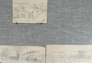 Three (3) Pencil On Paper Sketches Of Family Farm By Jennie Mae McGuire<br><br>Bonnie & Kent

<br><br>

Removal Options:<br><br> Sat (Nov 8) & Sun (Nov 9) 11-3pm, 56 Scotch Hill Rd., Cambridge NY 12816<br><br>

Sat (Nov 15) 12-2pm, TMG Warehouse, 2800 Juniper St., Fairfax, VA 22031<br><br>

Request Shipping (david@themcguiregroupllc.com)